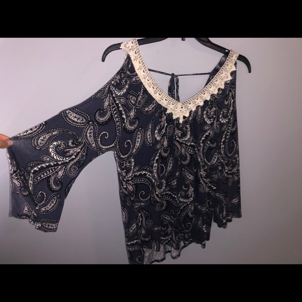Cold shoulder shirt